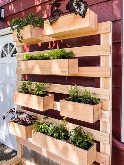 wall garden planter boxes